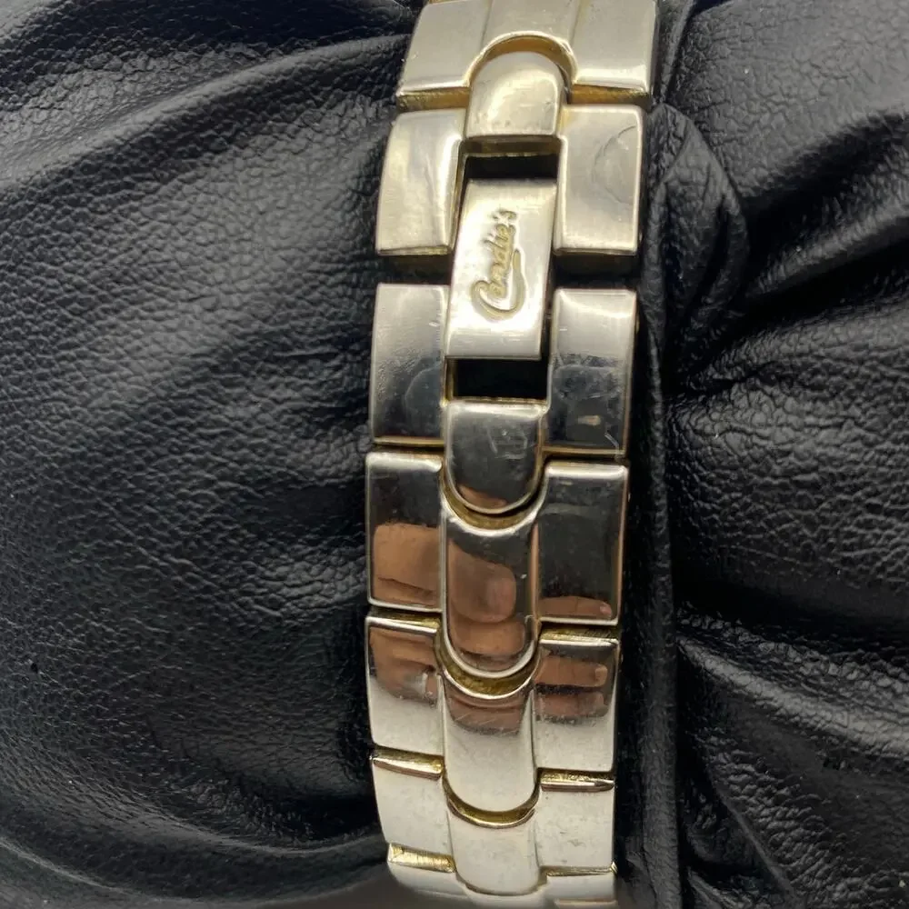 Sparkling Candie's Two-Tone Rhinestone Watch with New Battery
